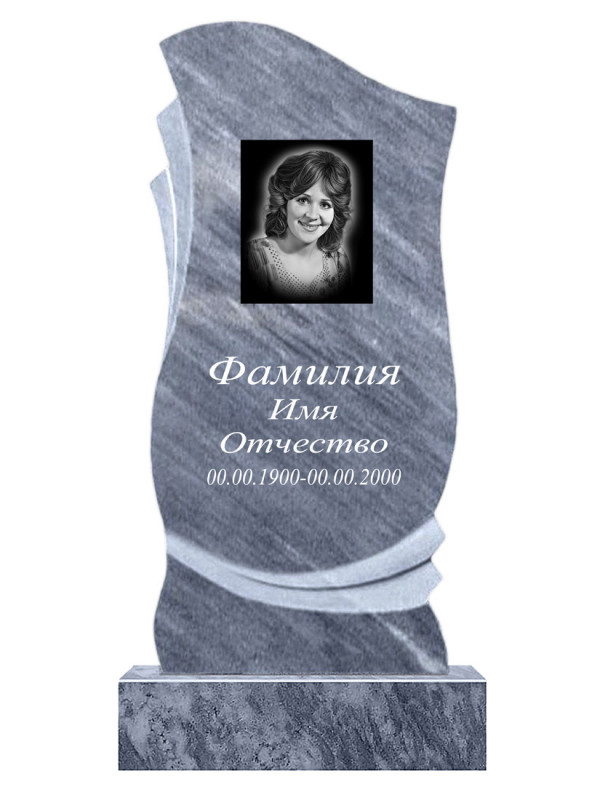 Мраморный памятник 15 - вариант 0