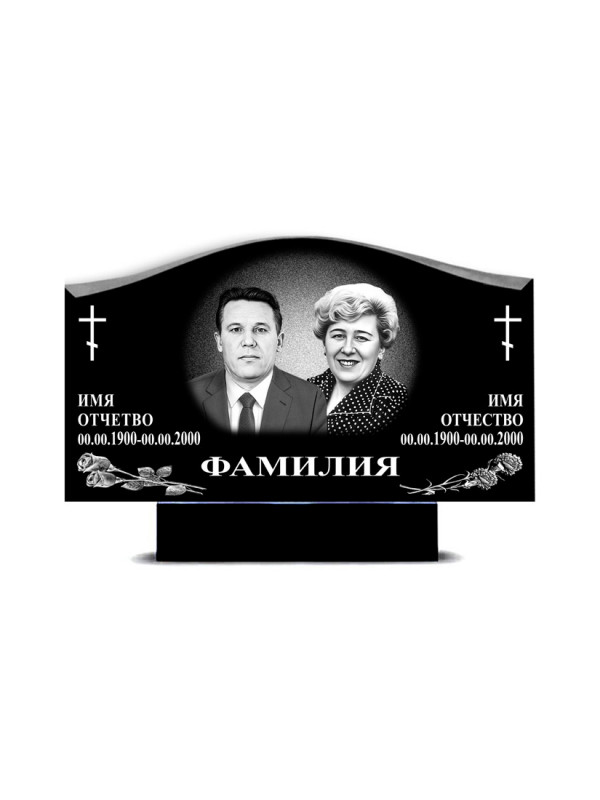 Гранитный памятник 26 - вариант 0